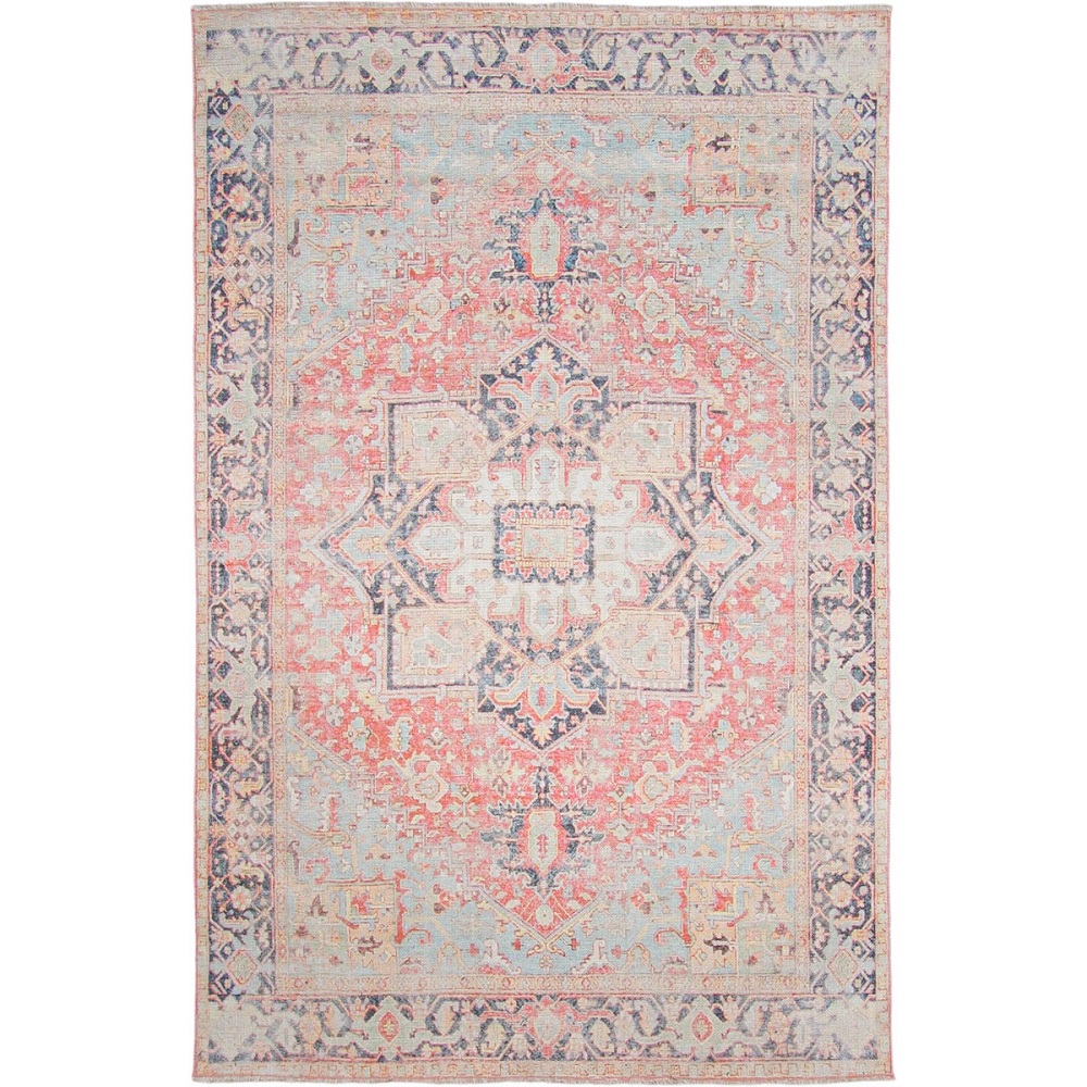 השטיח האדום | שטיח קשמיר צבעוני עם פרנזים